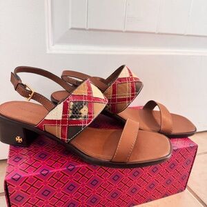 NEW Tory Burch Eleanor Block Heel Sandal